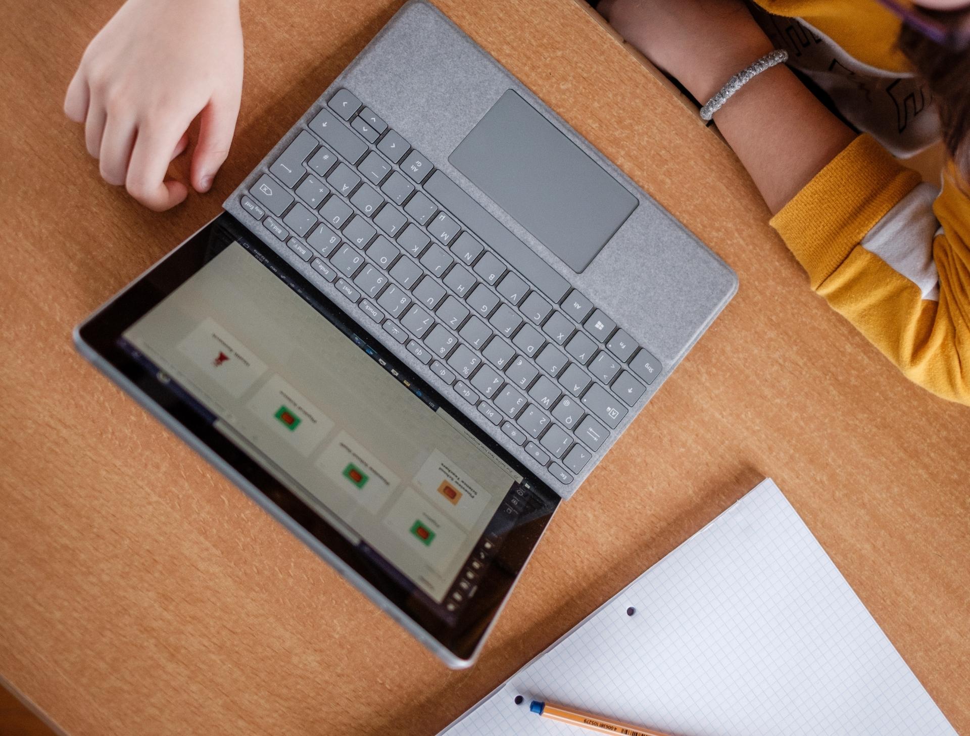 Microsoft Teams auf einem Surface